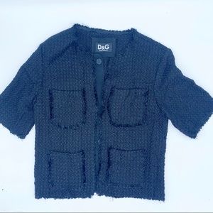 Dolce & Gabbana Black cardigan blazer SZ 4 small